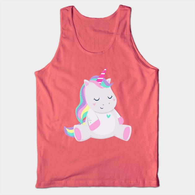 Unicorn Tank Top by FunUsualSuspects